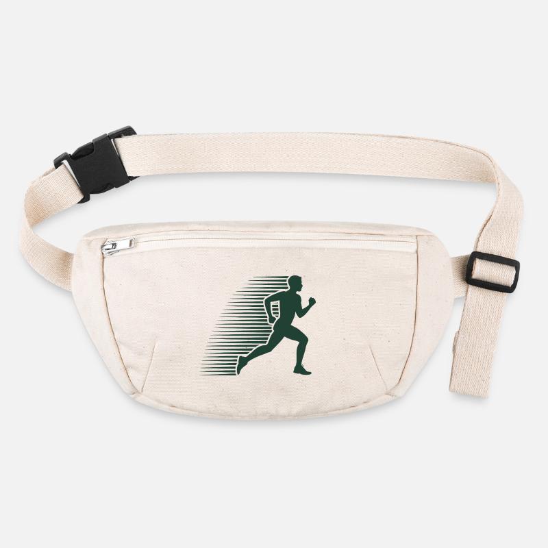 Running silhouette in sprint Stanley/Stella recycled Hip Bag 