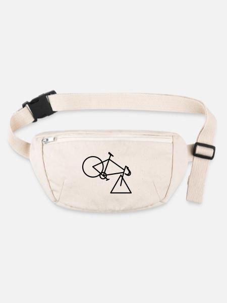 tri-cycle - Stanley/Stella recycled Hip Bag  - natural - Front