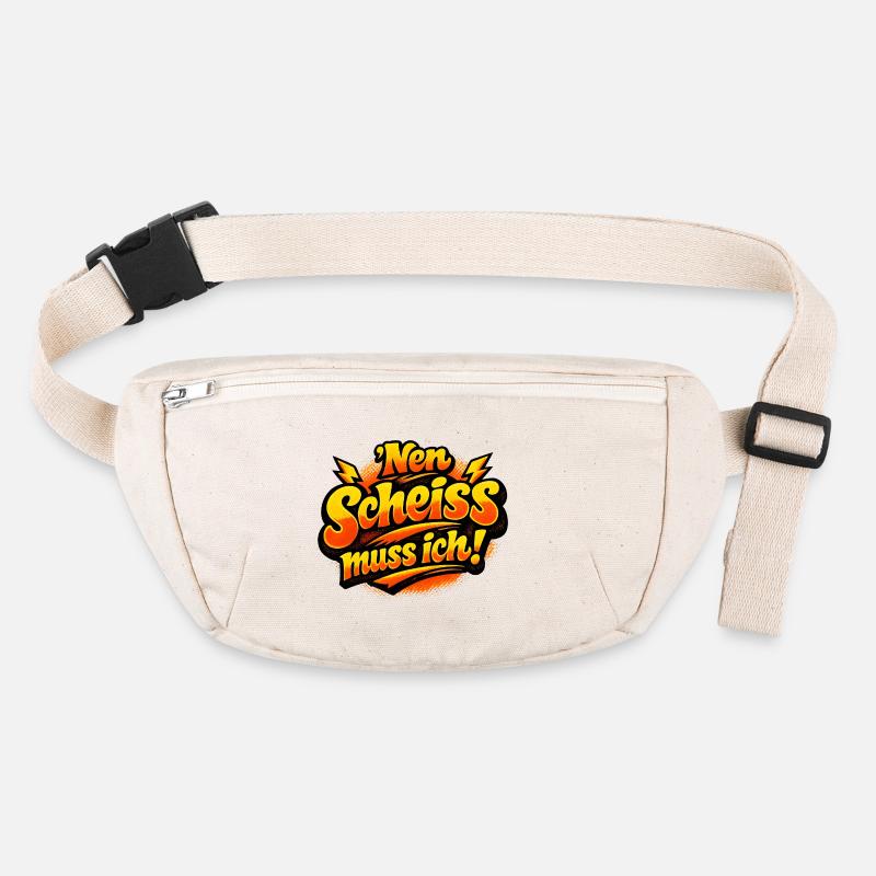 Nen Scheiss Muss ich retro comic Stanley/Stella recycled Hip Bag 