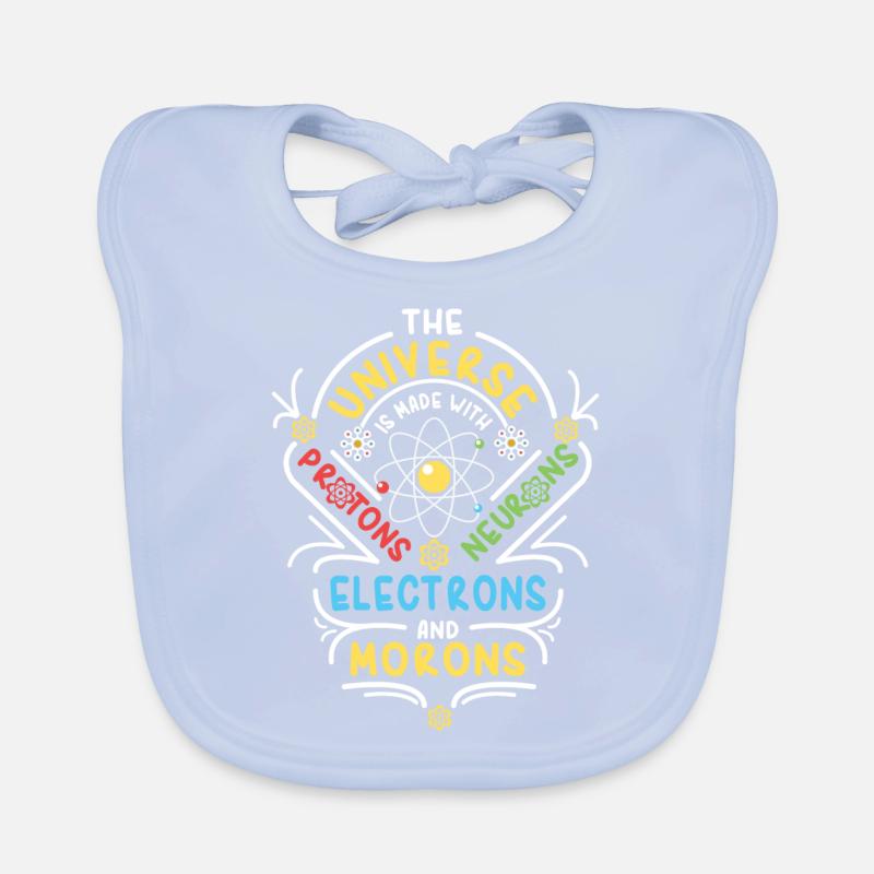 Univers est constitué d'électrons de neutrons à protons Bavoir bio Bébé