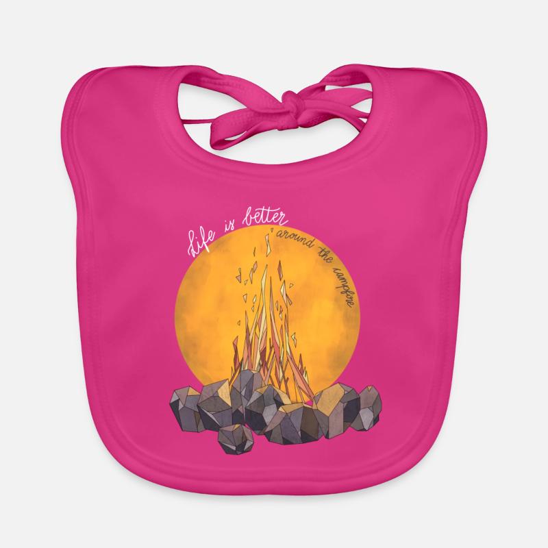 Around the campfire Organic Baby Bibs
