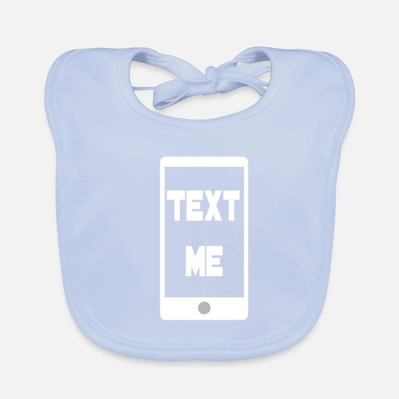 TEXTE MOI Dites Smartphone Mobile Phone Gift White Bavoir bio Bébé