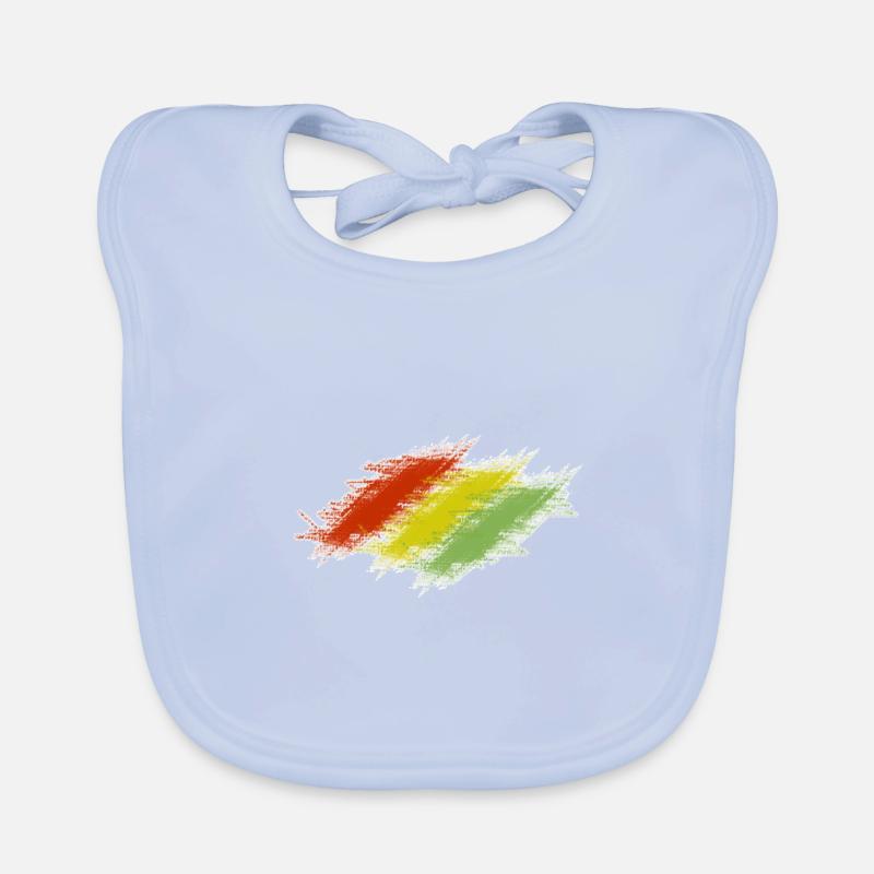 Rasta Scratches Baby Bio-Lätzchen