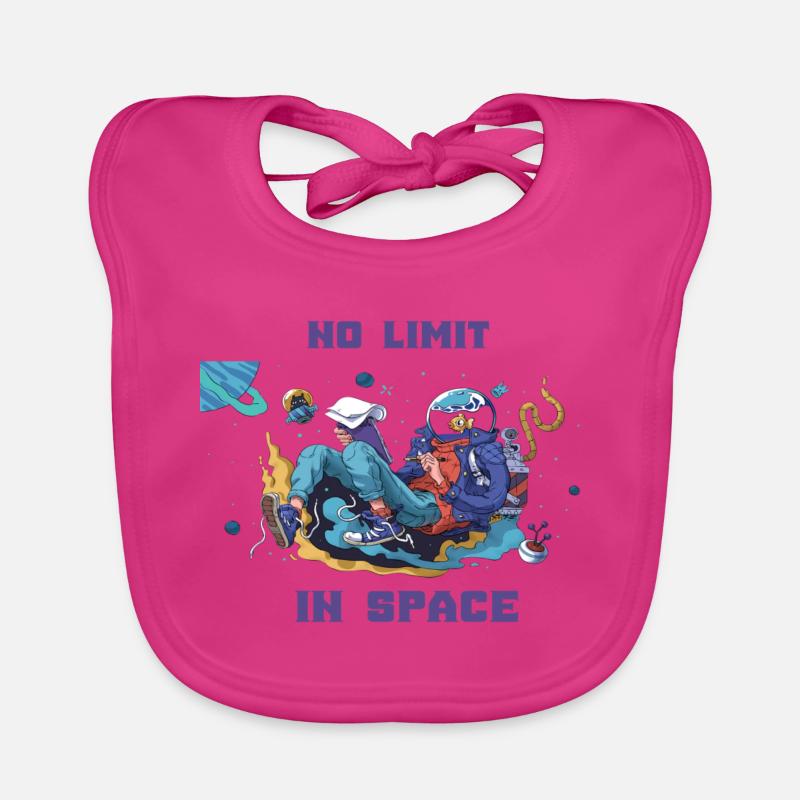 Astronaut Space Spaceflight Rocket Space Gift Organic Baby Bibs
