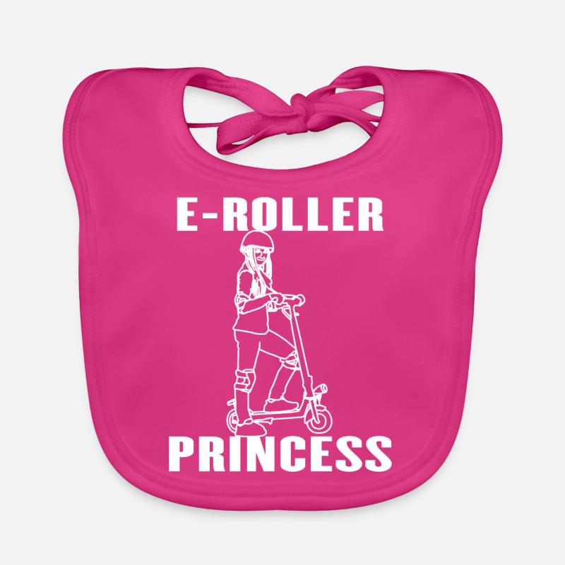 Elektro Roller Princesse E-Roller Idée cadeau Bavoir bio Bébé
