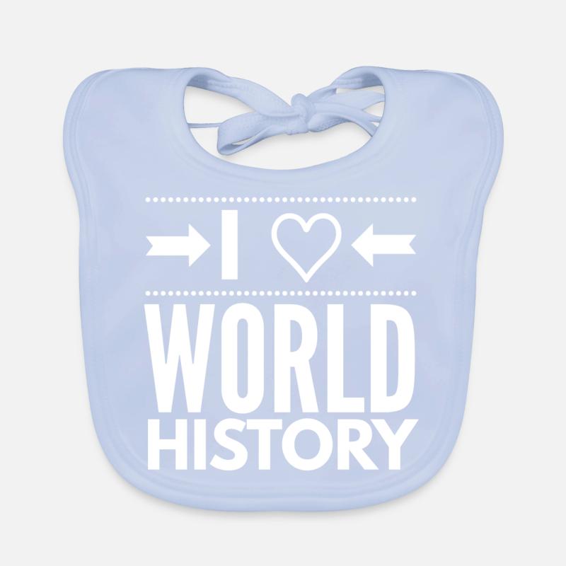 School Development Learning History Book Gift Organic Baby Bibs