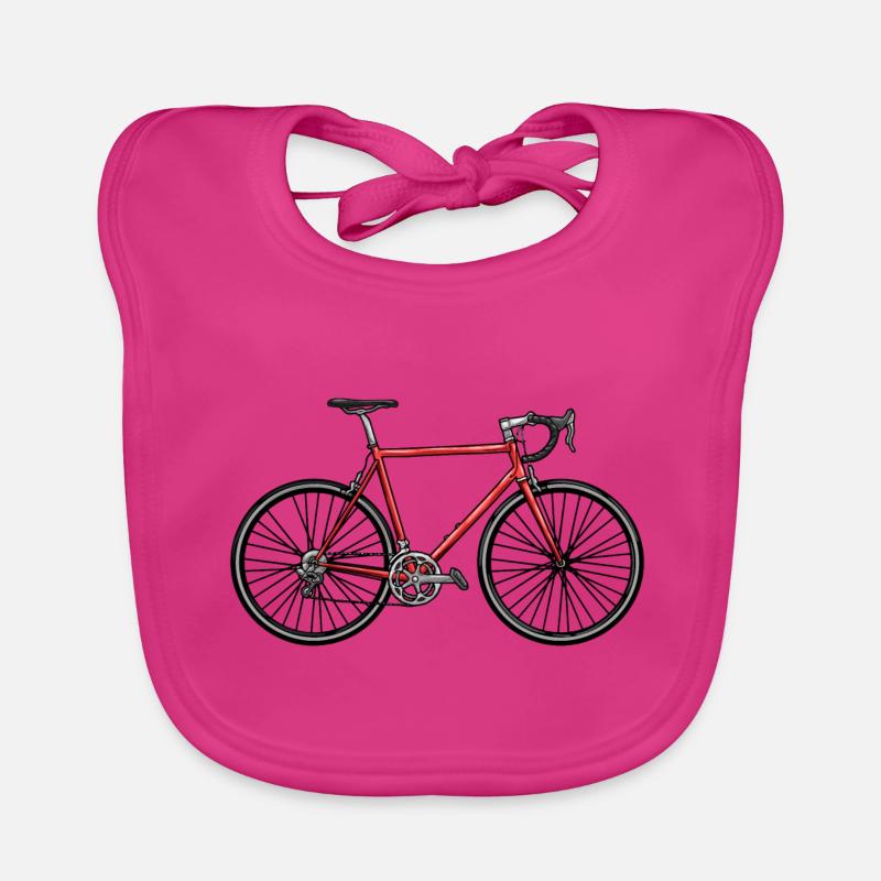 Rennrad mit Sattel Baby Bio-Lätzchen