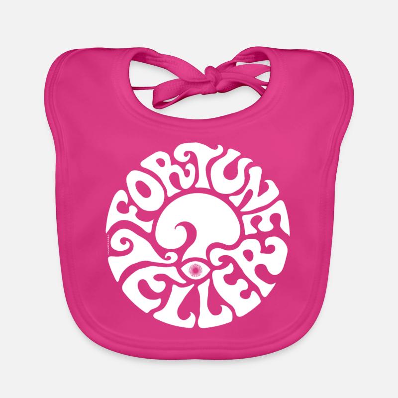 FORTUNE TELLER sixties fortune teller psychedelic 60 Organic Baby Bibs