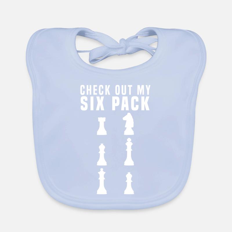 chess Organic Baby Bibs