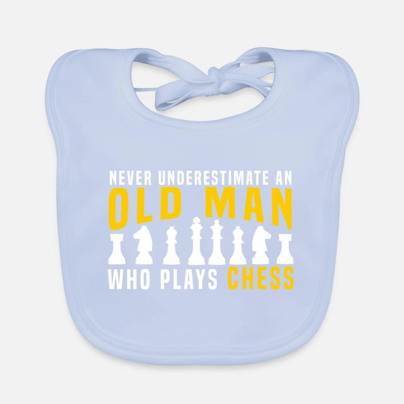chess Organic Baby Bibs