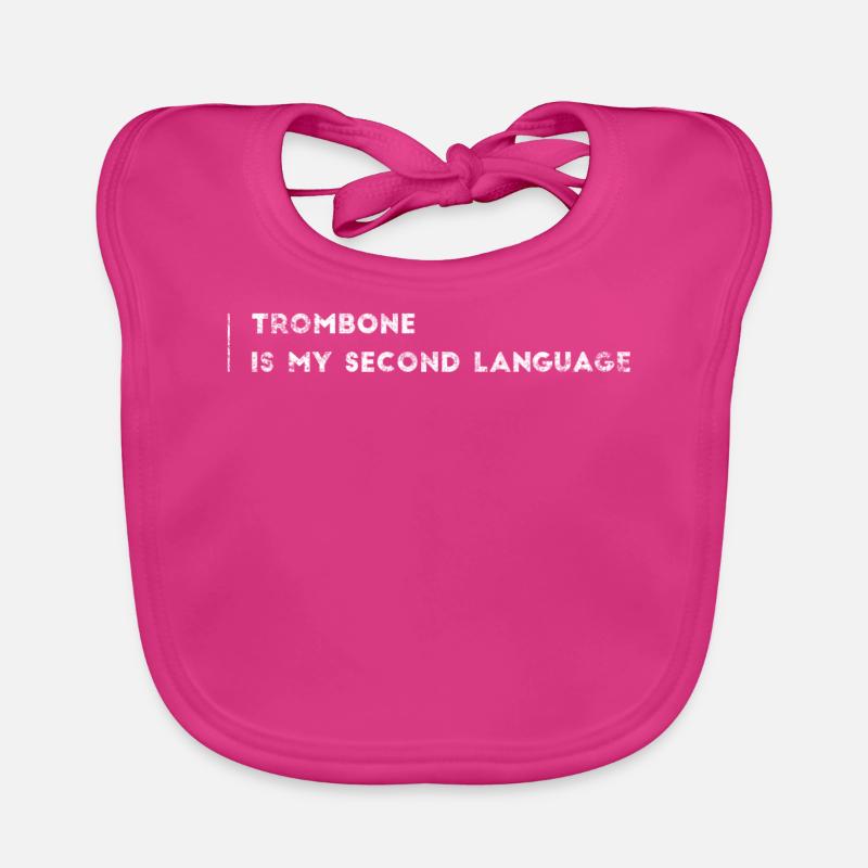Trombone second mother tongue Organic Baby Bibs