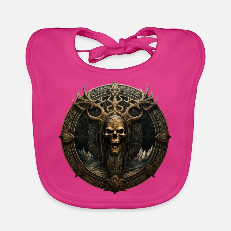 Monuments vikings Bavoir bio Bébé