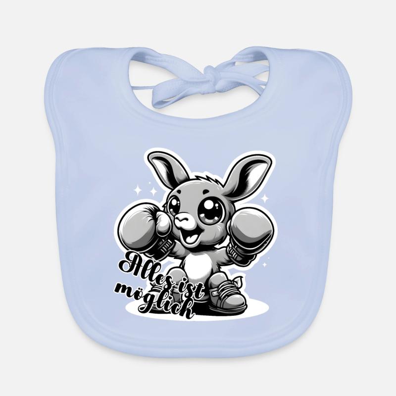 Courage Rabbit : Tout est possible Bavoir bio Bébé