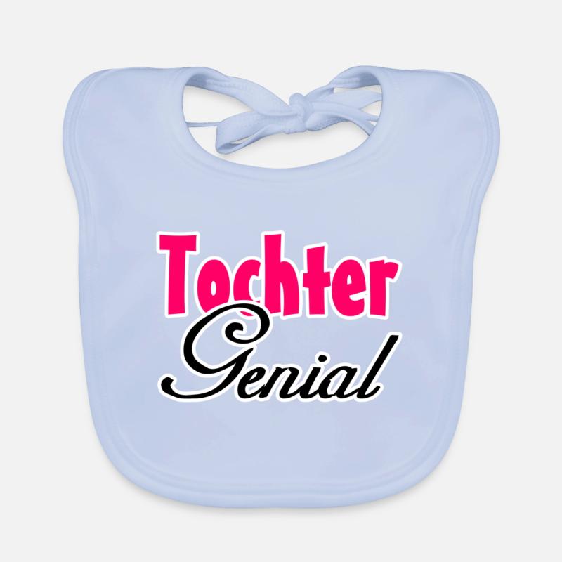Tochter Genial Geschenk Baby Bio-Lätzchen