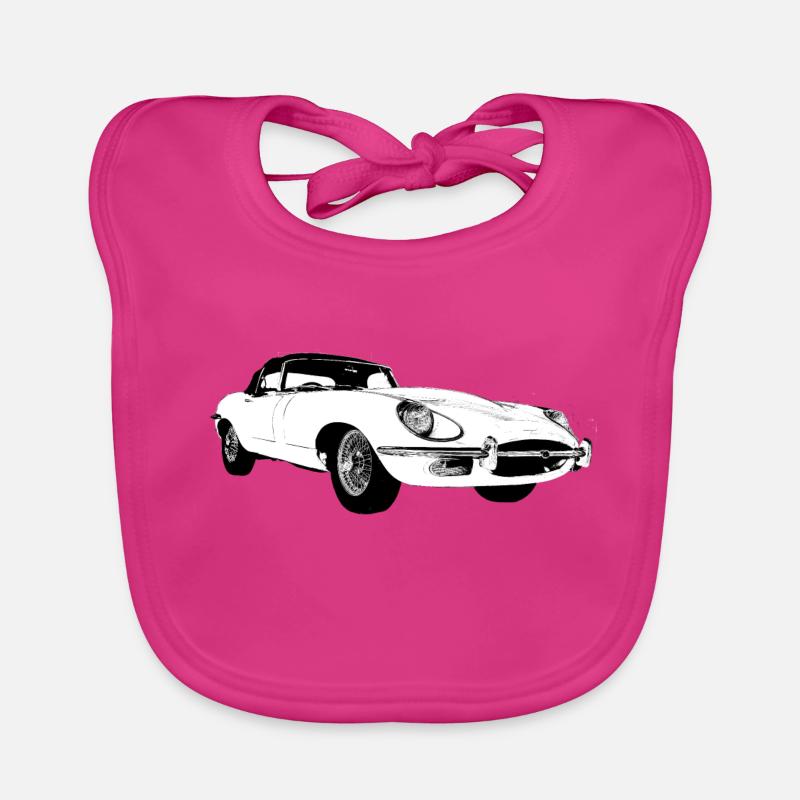 E Typ jag Baby Bio-Lätzchen