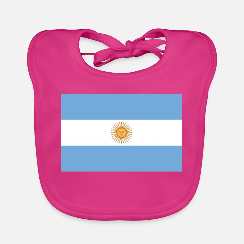 drapeau argentin Bavoir bio Bébé