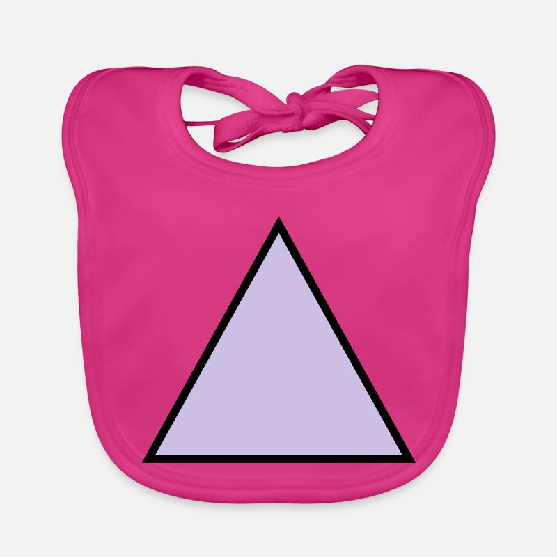 hipster triangle triangle shape Organic Baby Bibs