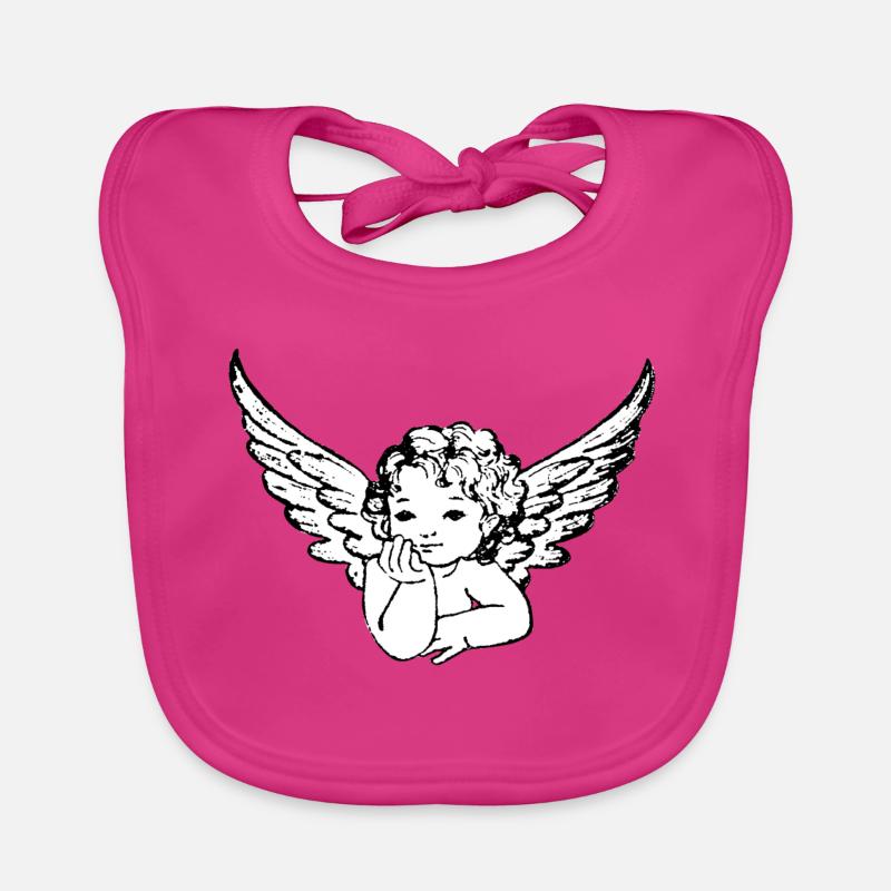 Ange avec des ailes Bavoir bio Bébé