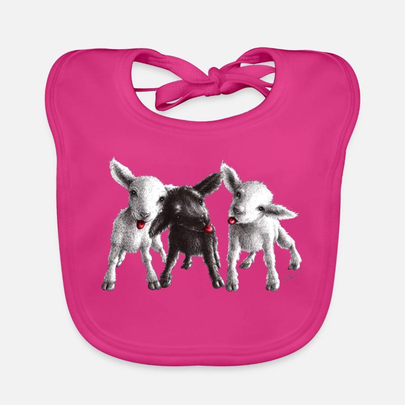 mouton effronté Bavoir bio Bébé