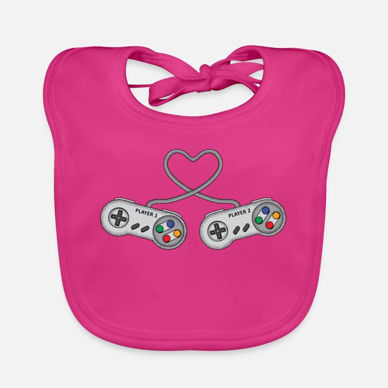 DreamTeam Controller A Gaming Game Konsole Baby Bio-Lätzchen