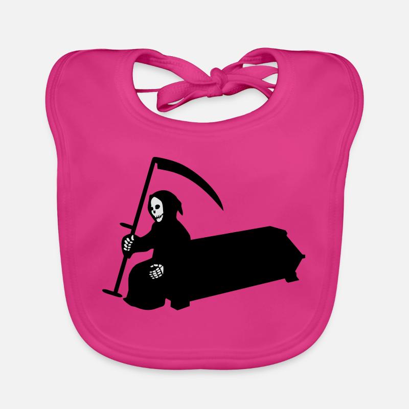 skeleton Organic Baby Bibs