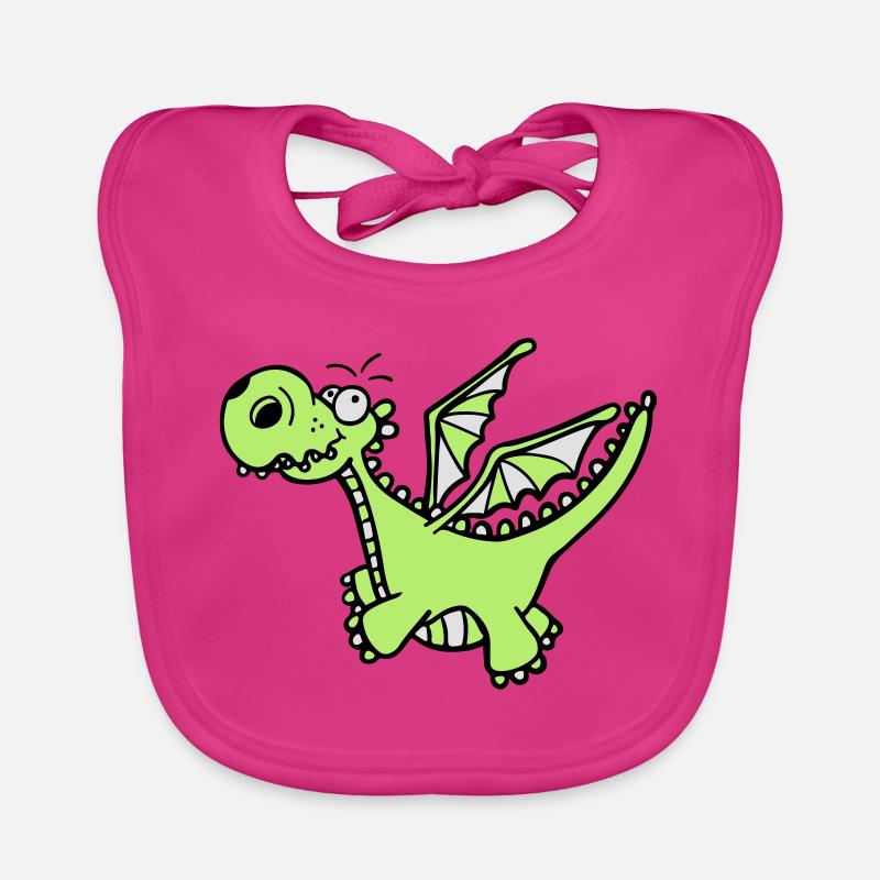 Mächtiger Drache Baby Bio-Lätzchen