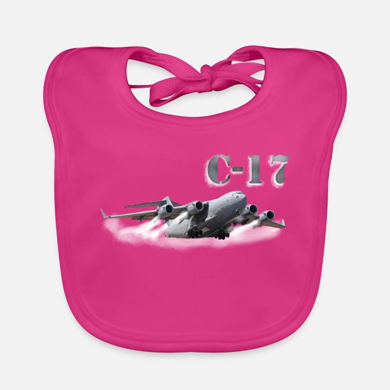 C-17 - Baby Bio-Lätzchen - Fuchsia