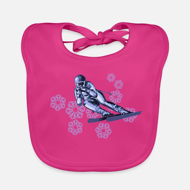 skiing Bavoir bio Bébé
