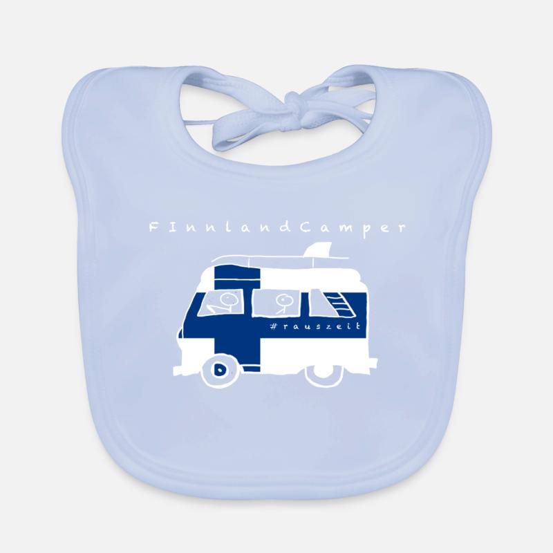 Finnland Camper Baby Bio-Lätzchen
