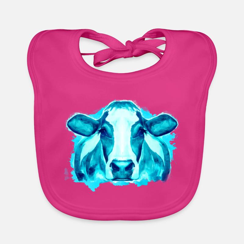 Vache Vaches Bavoir bio Bébé