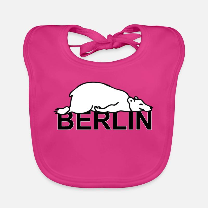 Berlin The lazy Paule Germany Berlin Bear Organic Baby Bibs