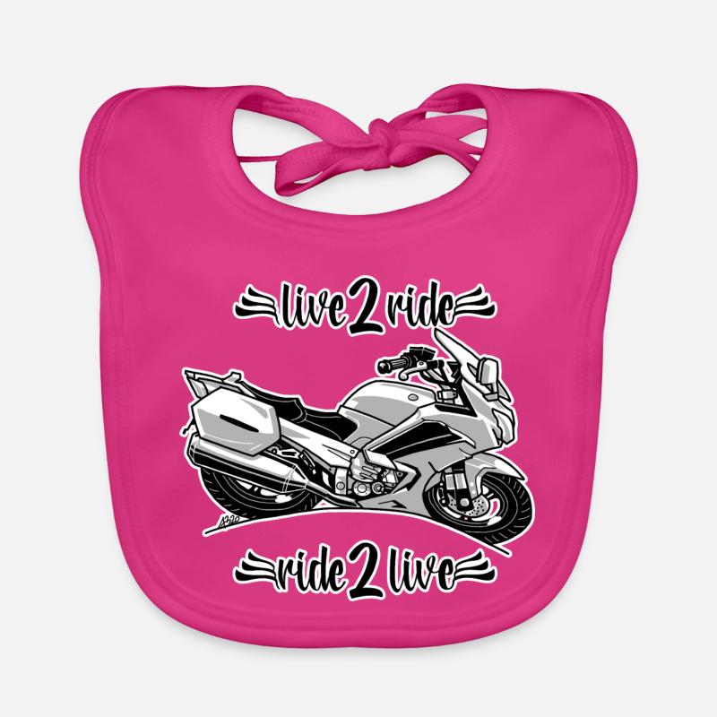 0964 live 2 ride ride 2 live Organic Baby Bibs