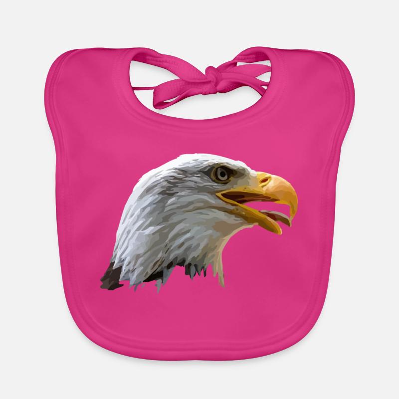 Aigle à tête blanche Bavoir bio Bébé