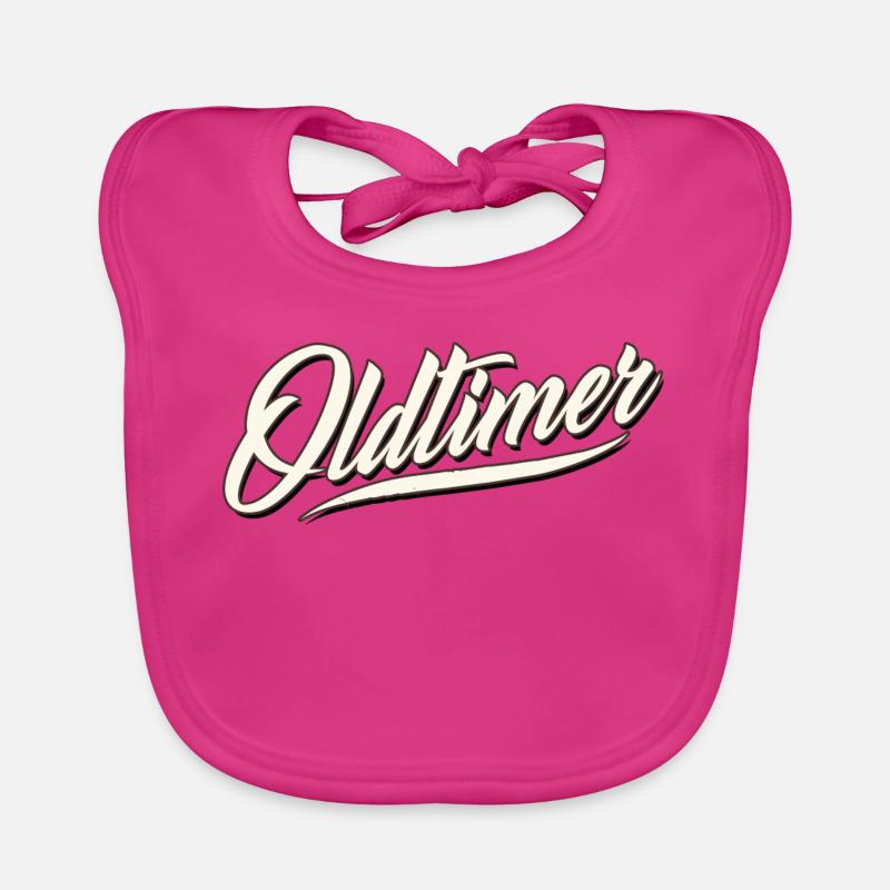 oldtimer birthday rust 60 50 shirt slogan tuner Organic Baby Bibs
