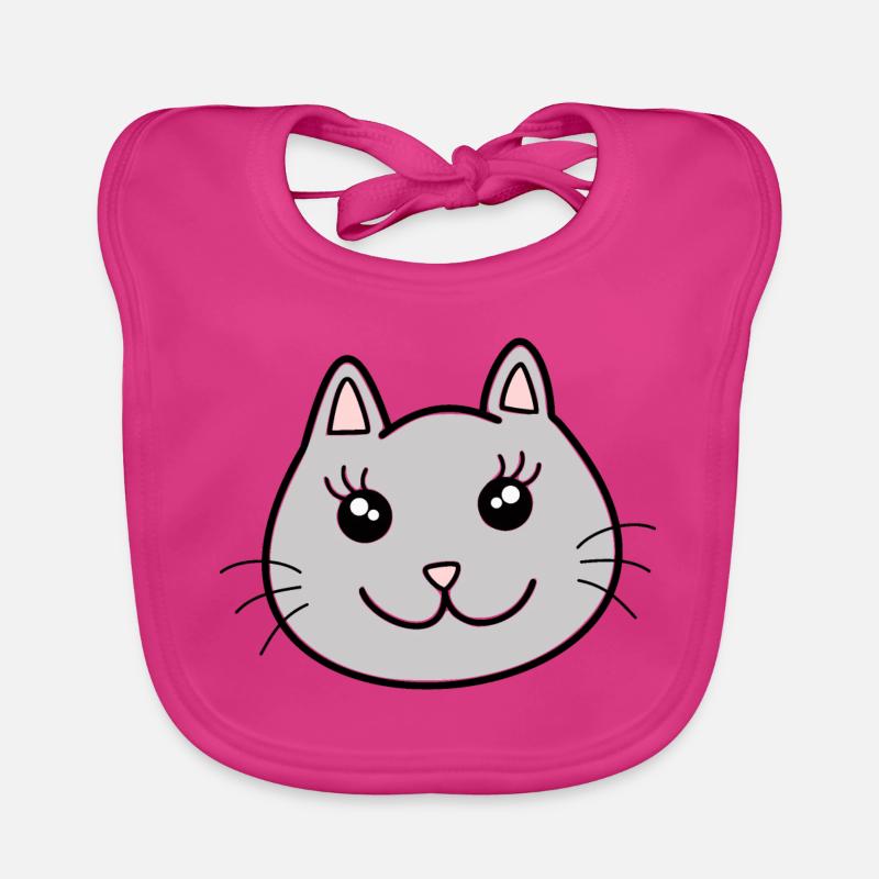 Katze Katzen Baby Bio-Lätzchen