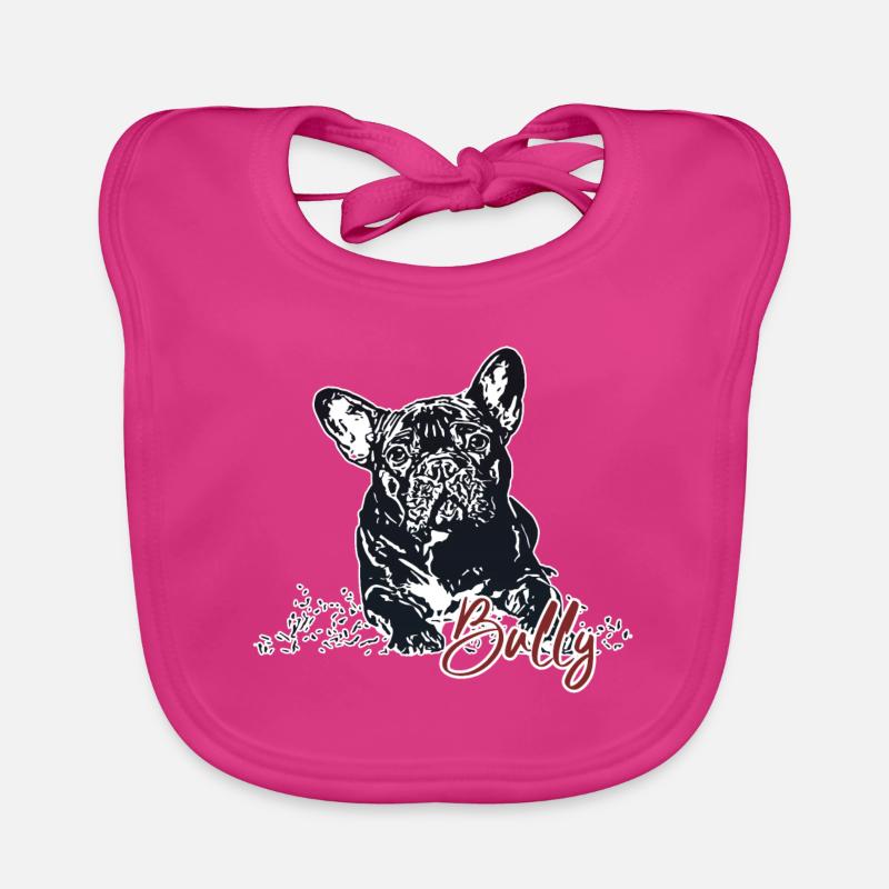 Bully - Bouledogue français mignon Bavoir bio Bébé