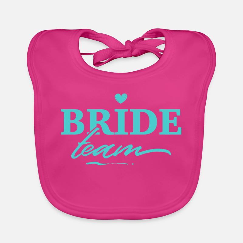 Team Bride Junggesellinnenabschied Baby Bio-Lätzchen