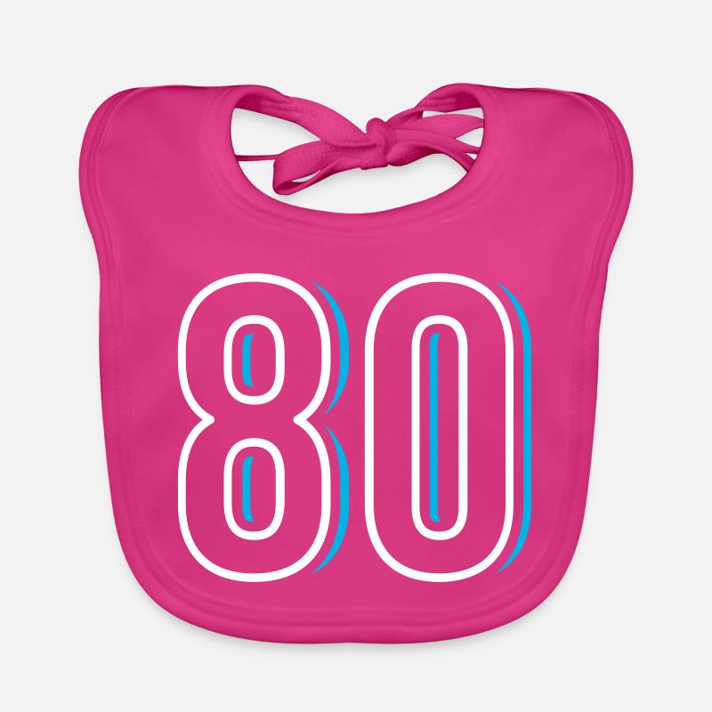 Number 80 - Eighty Organic Baby Bibs
