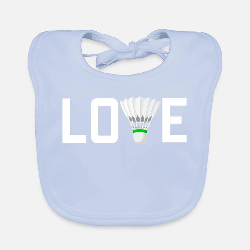 Badminton Liebe Baby Bio-Lätzchen