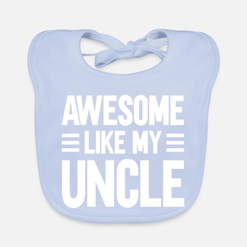 Brilliant as my uncle Organic Baby Bibs