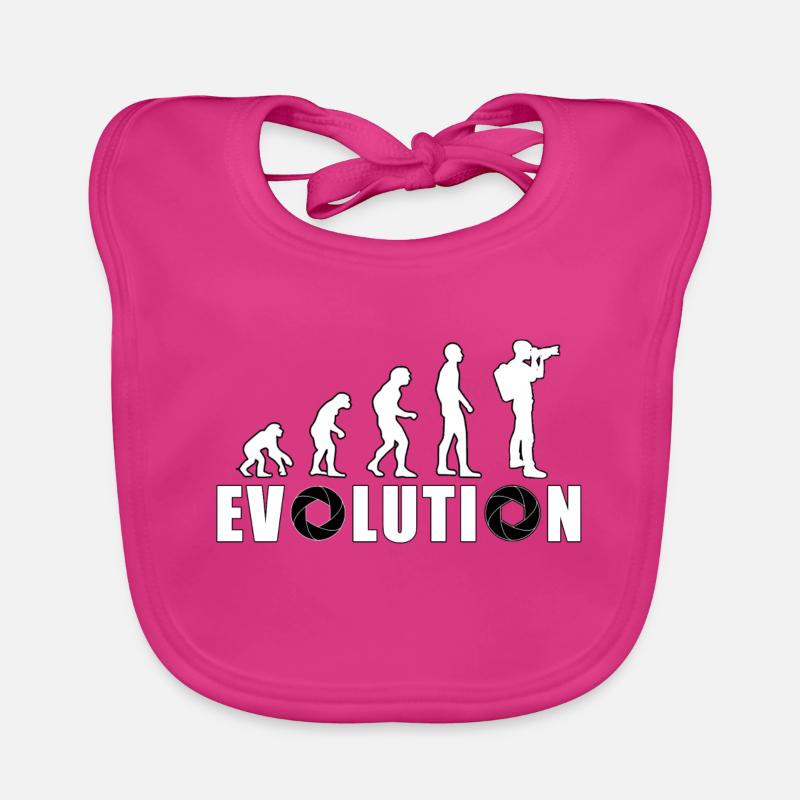 EVOLUTION PHOTOGRAPHY Photo Aperture Camera Gift Organic Baby Bibs