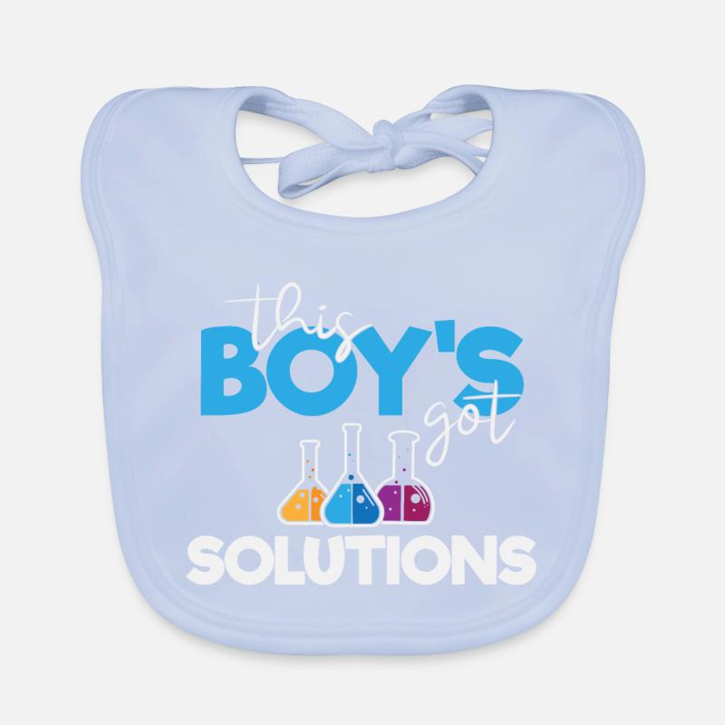 This Boy's Got Solutions Organic Baby Bibs