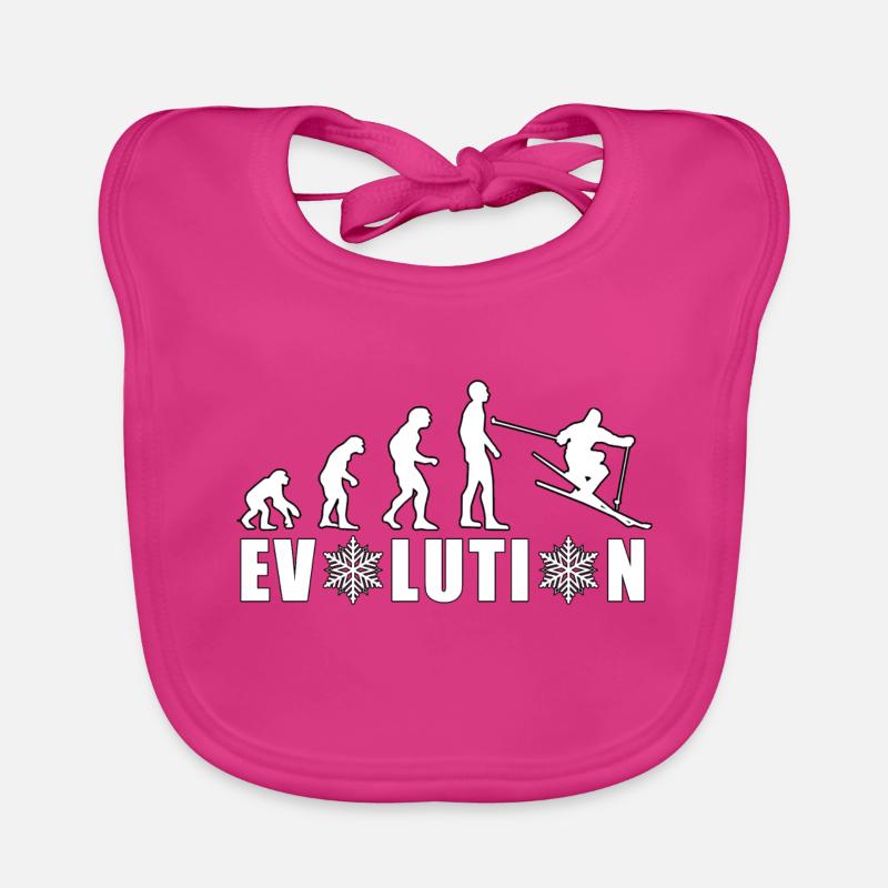 EVOLUTION Ski Cadeau d’hiver Cadeau de Noël Bavoir bio Bébé