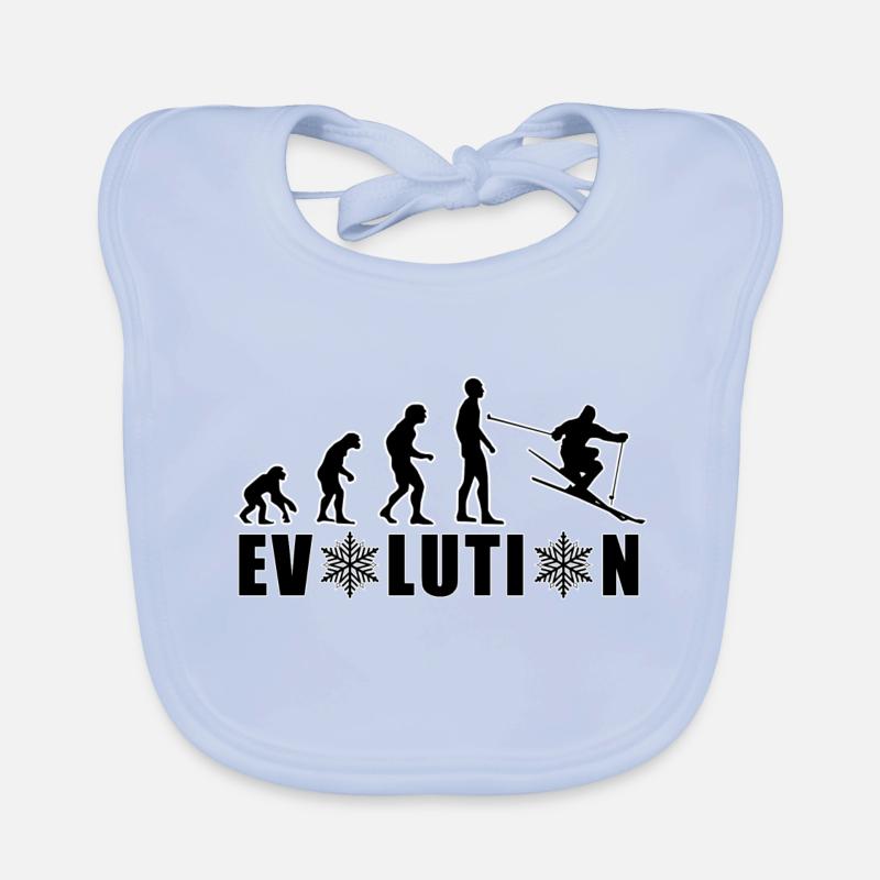 EVOLUTION Ski Cadeau d’hiver Cadeau de Noël Bavoir bio Bébé