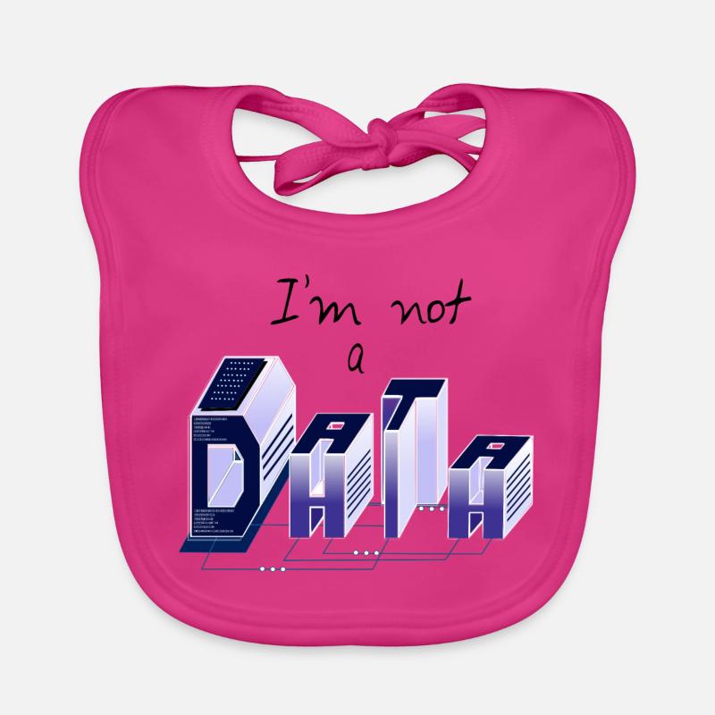 Je suis pas un DATA Bavoir bio Bébé