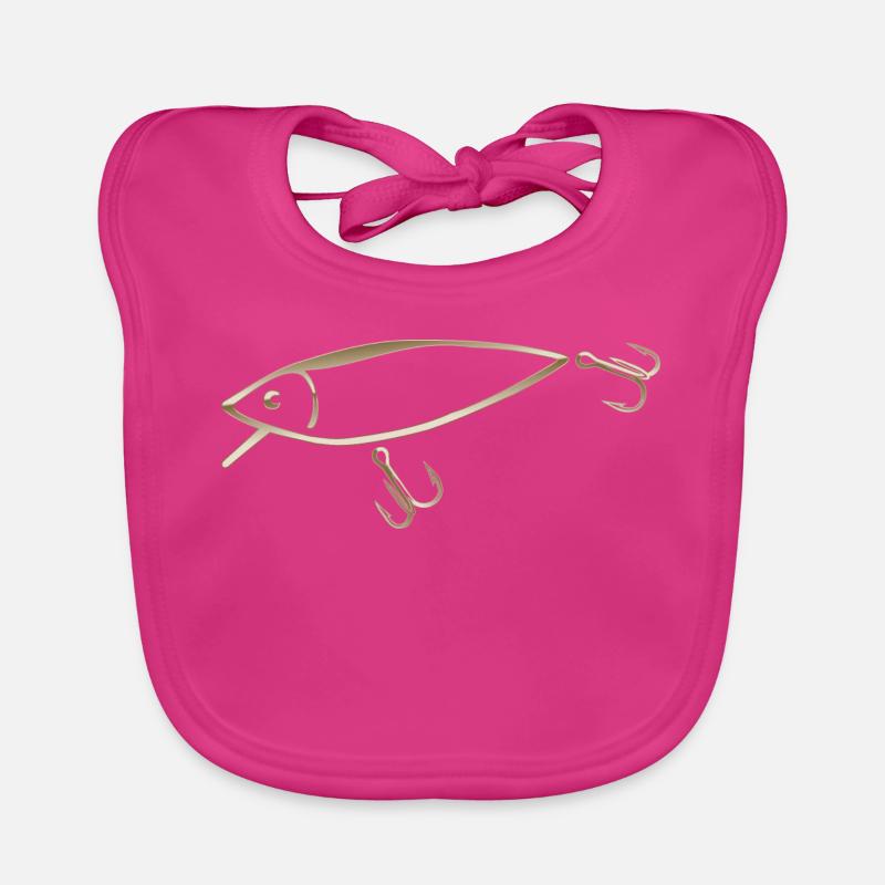 MeyDes Wobbler - Bavoir bio Bébé - fuchsia