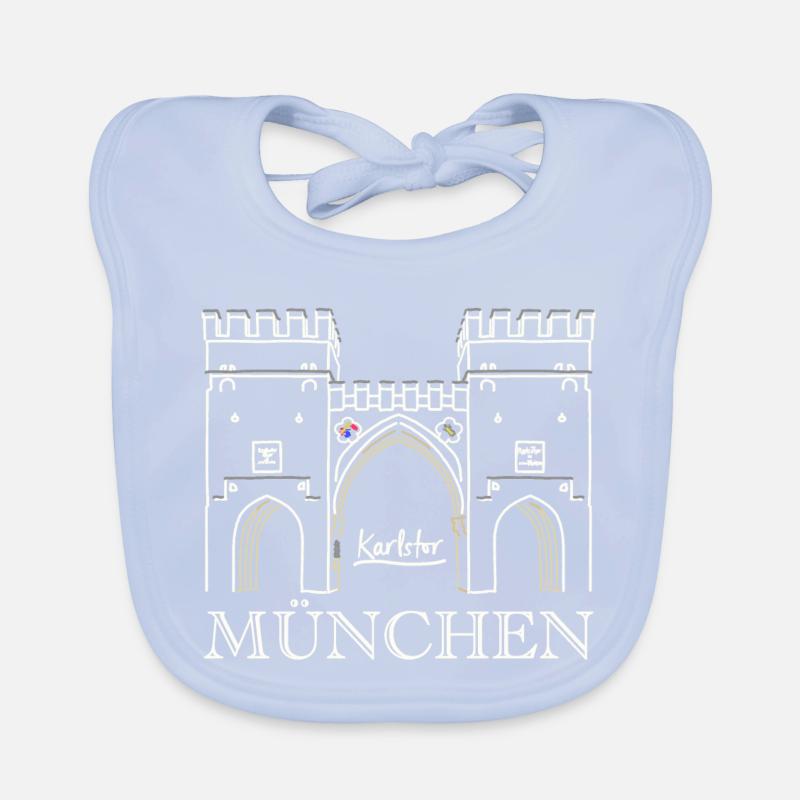 Munich, Karlstor am Stachus Bavoir bio Bébé