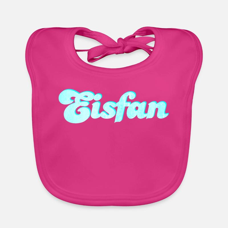 Eis Fan Eiscreme süß Sommer Eiskrem Handschrift Baby Bio-Lätzchen