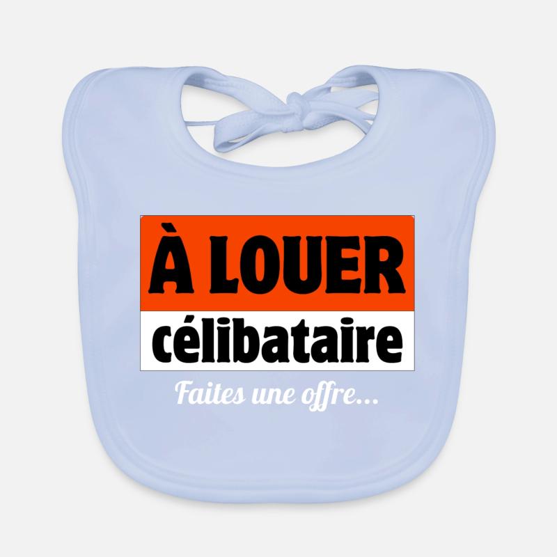 à louer, célibataire Bavoir bio Bébé