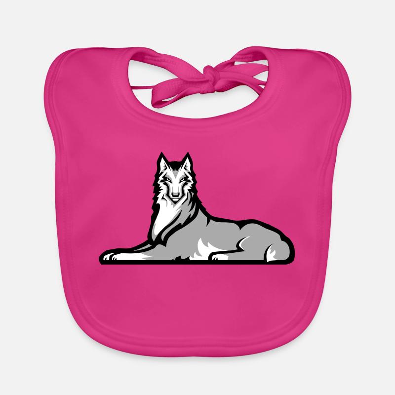 Chechen Lone Wolf Organic Baby Bibs